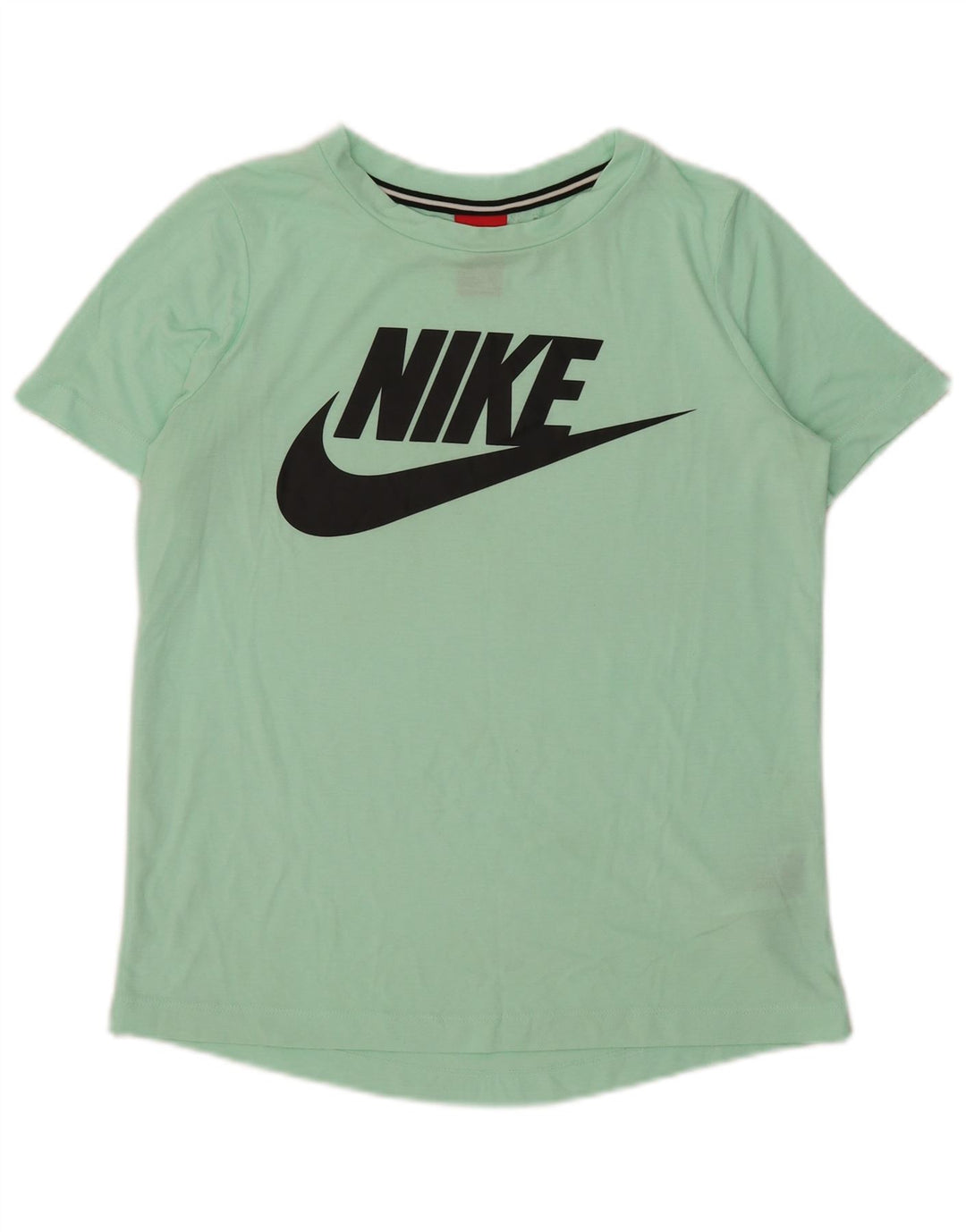 Nike Grafisk T-Shirt Top UK 10 Lille grøn polyester