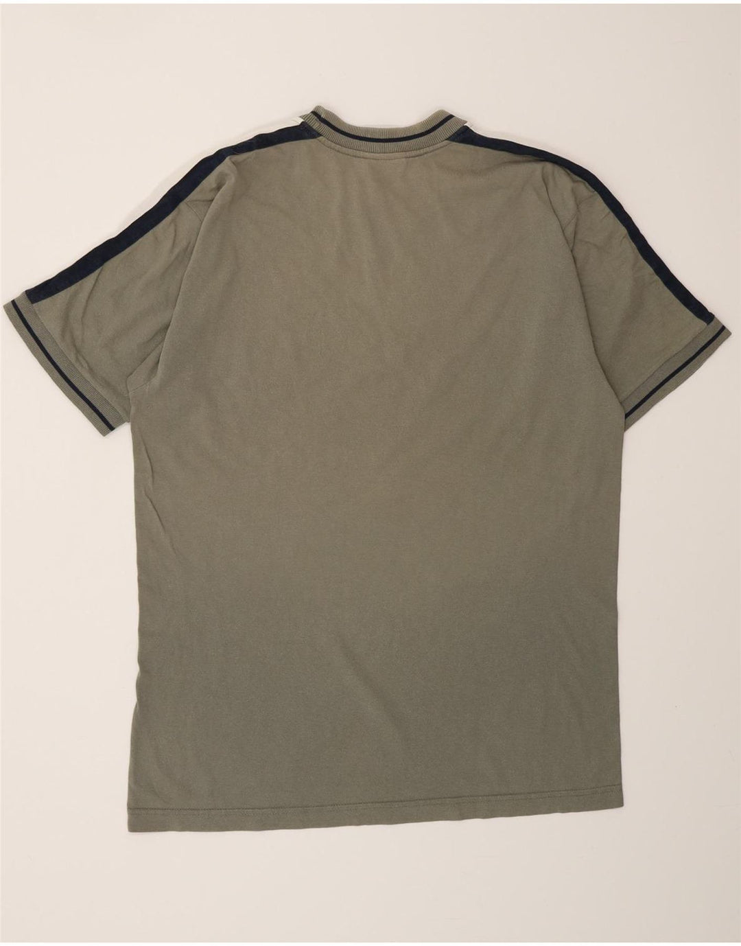CHAMPION Mens T-Shirt Top Large Green Colourblock