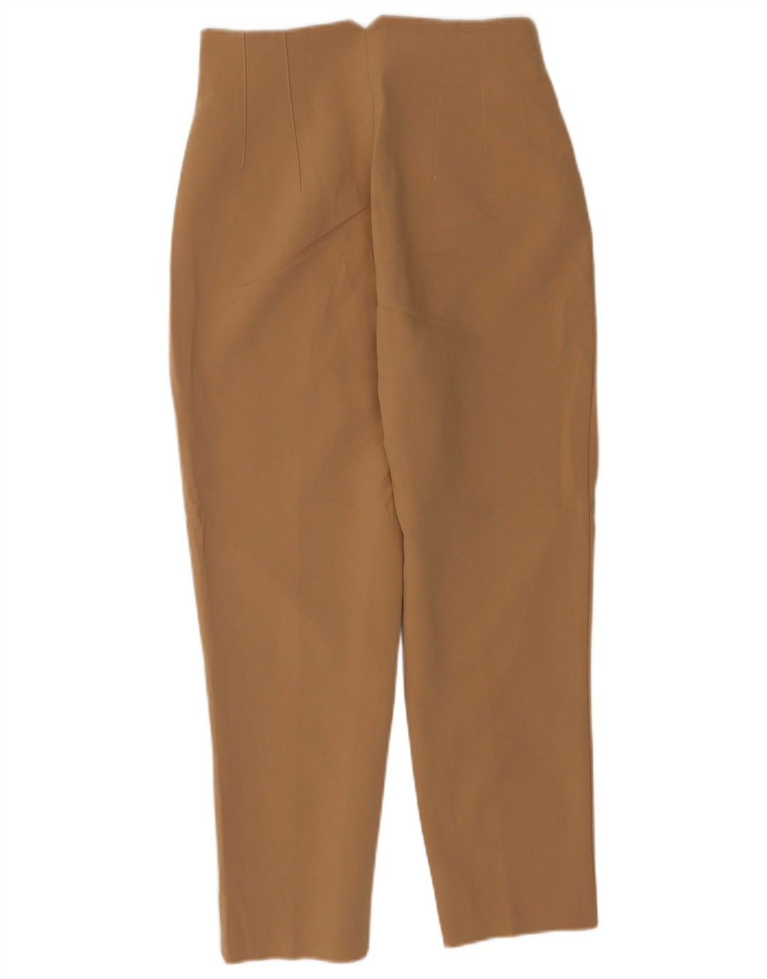 Zara koniske fritidsbukser til kvinder, små W26 L26 brun polyester