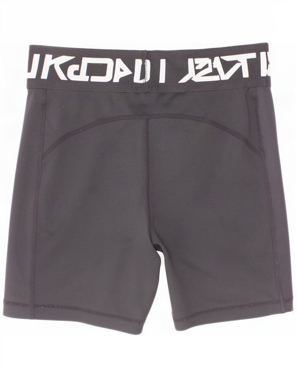 Nike piger Dri Fit grafiske sportsshorts 13-14 år XL sort polyester