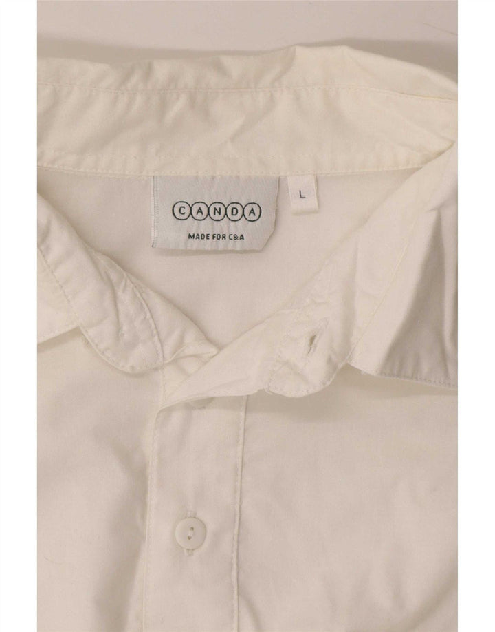 Canda Polo Shirt til mænd, stor hvid