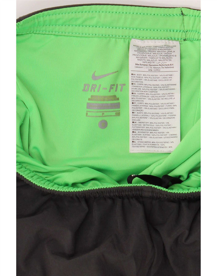 Nike Regular Sports Shorts til mænd, Små Grå Colourblock Polyester Sports