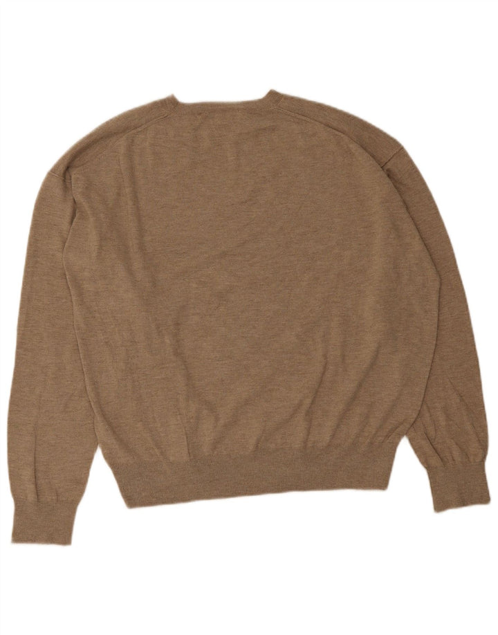 Zara Dame sweater med rund hals DK 14 Medium Beige Polyester