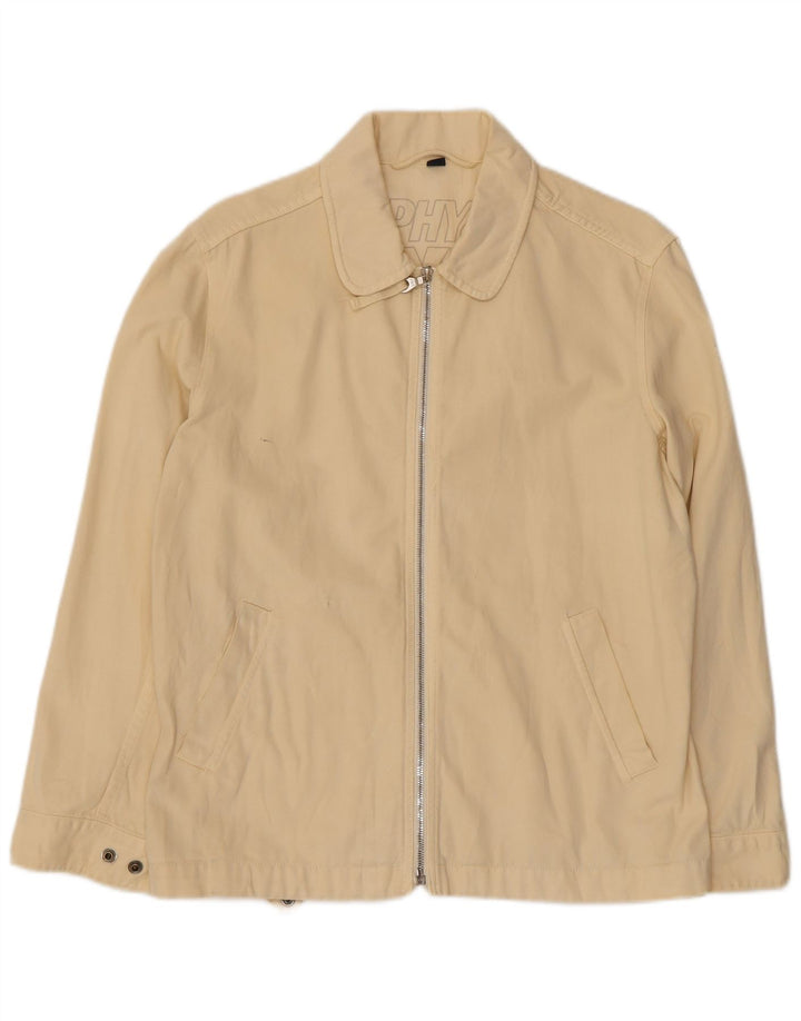 Murphy & Nye Herre Bomber Jacket UK 38 Medium Beige Bomuld