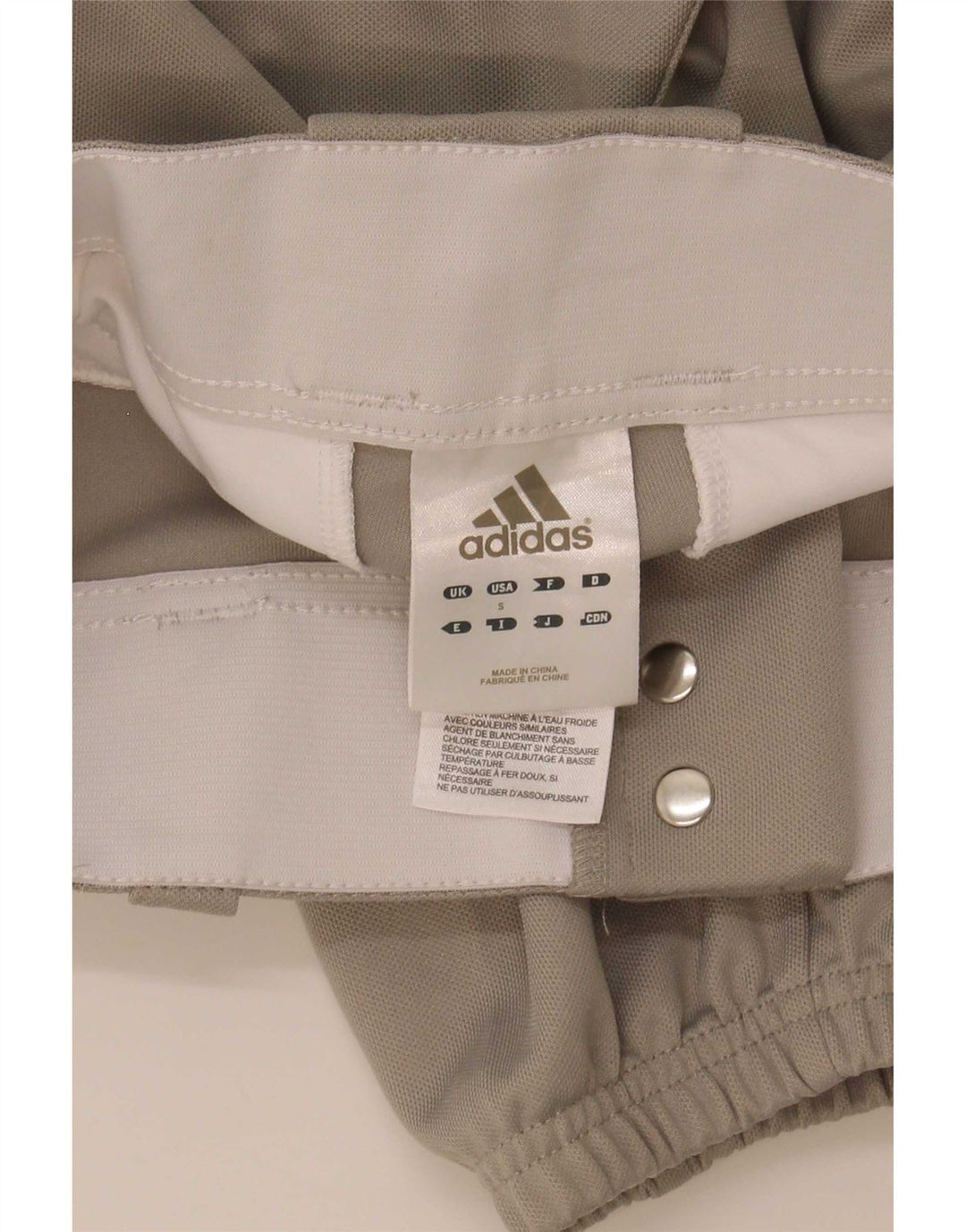 Adidas Boys Capri Træningsdragt Bukser Joggers 8-9 År Lille Grå Polyester