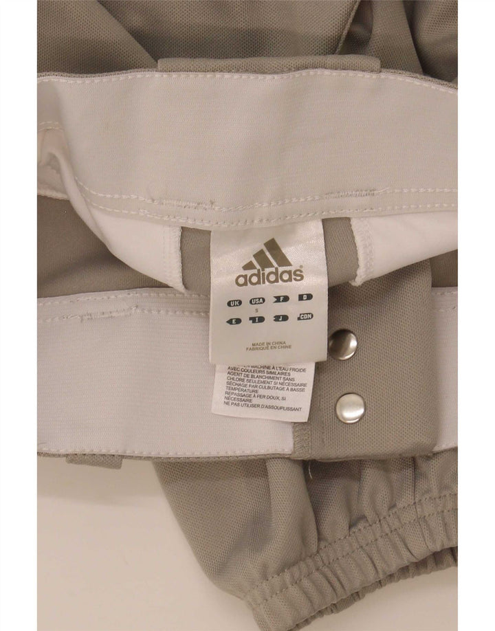 Adidas Boys Capri Træningsdragt Bukser Joggers 8-9 År Lille Grå Polyester