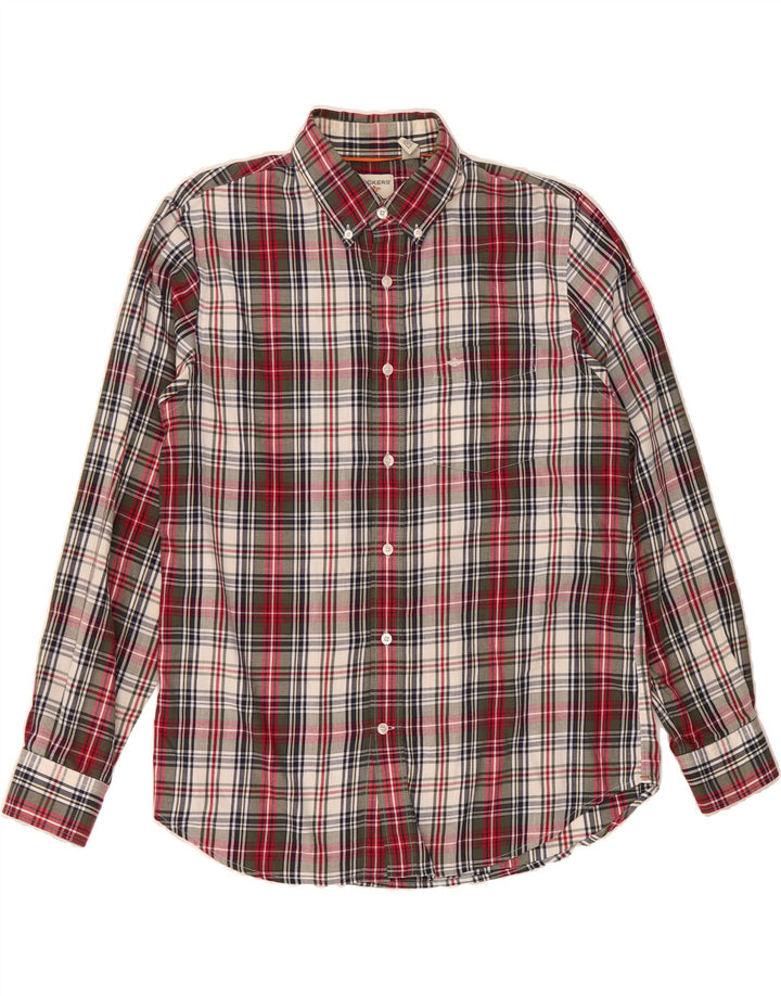DOCKERS Mens Flannel Shirt Medium Multicoloured Check Cotton Vintage Dockers and Second-Hand Dockers from Messina Hembry 