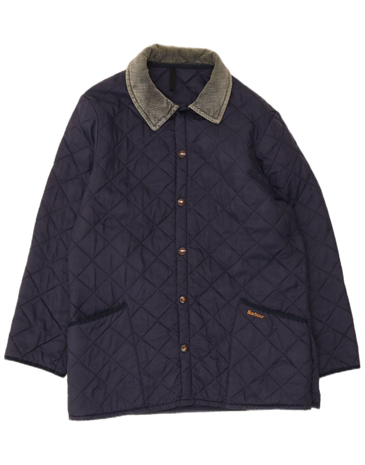 Barbour Herre quiltet jakke UK 38 Medium Navy Blue