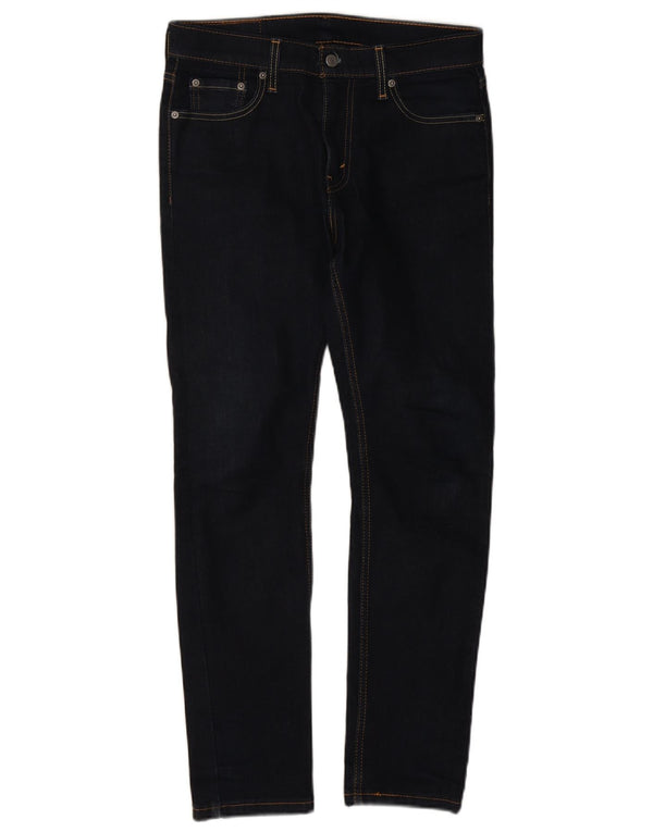 LEVI'S Herre 510 Skinny Jeans W30 L30 Marineblå Bomuld