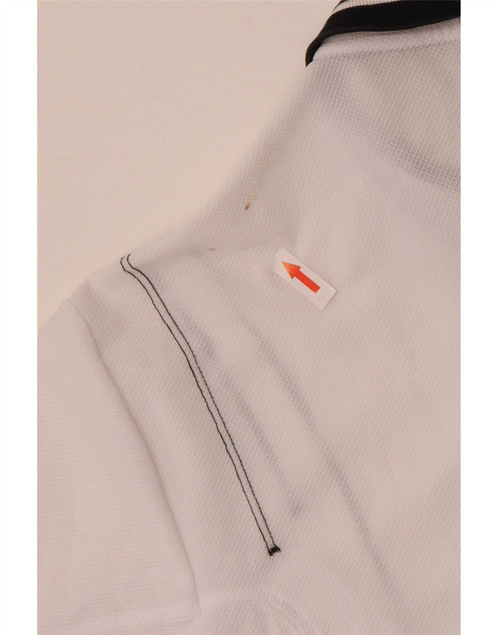 AUSTRALIAN L'ALPINA Poloshirt med lynlås til mænd IT 50 Medium hvid polyester
