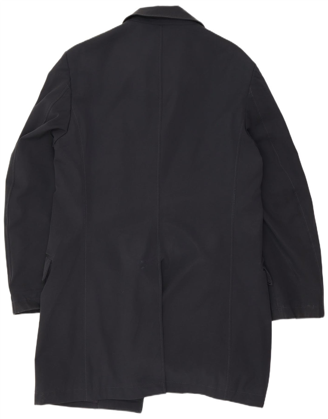 Fay Herre Overfrakke UK 38 Medium Navy Blue Polyester Classic