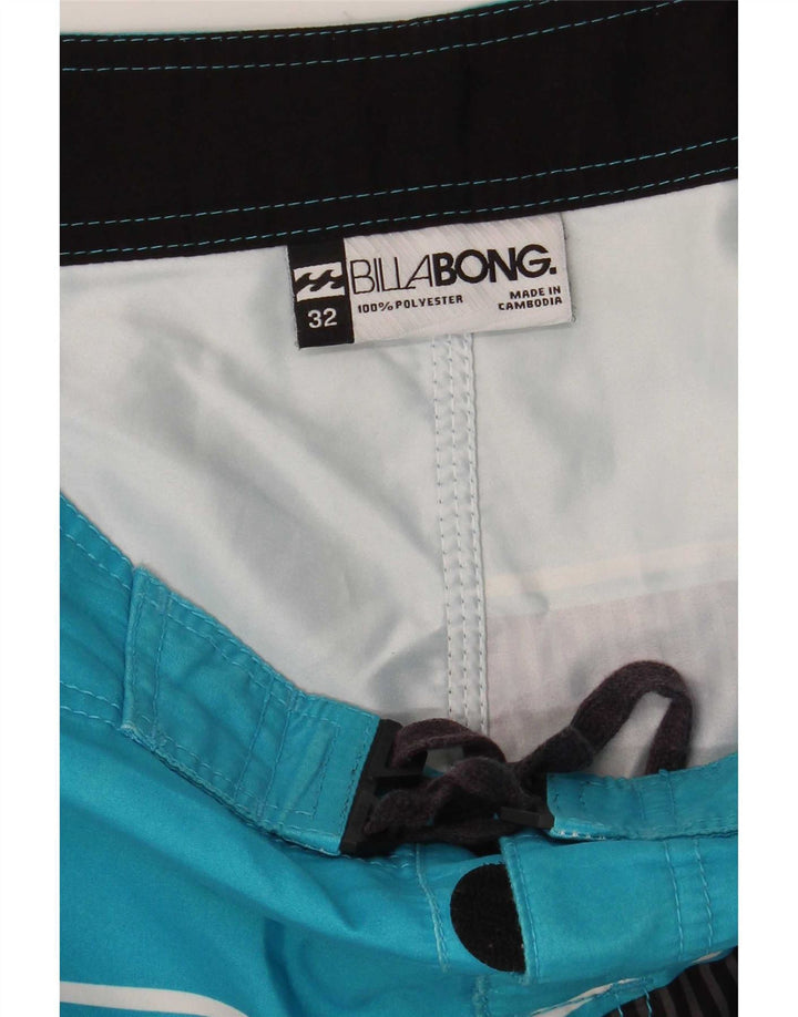 Billabong Herre grafiske svømmeshorts Medium Blue Colourblock Polyester