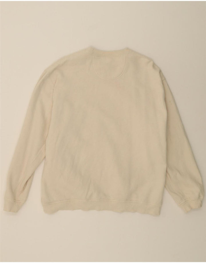 IZOD Mens Sweatshirt Jumper XL White Cotton Vintage Izod and Second-Hand Izod from Messina Hembry 