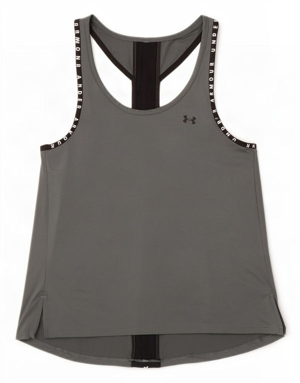 Under Armour Grafisk Vest Top UK 6 XS Grå farveblok til kvinder
