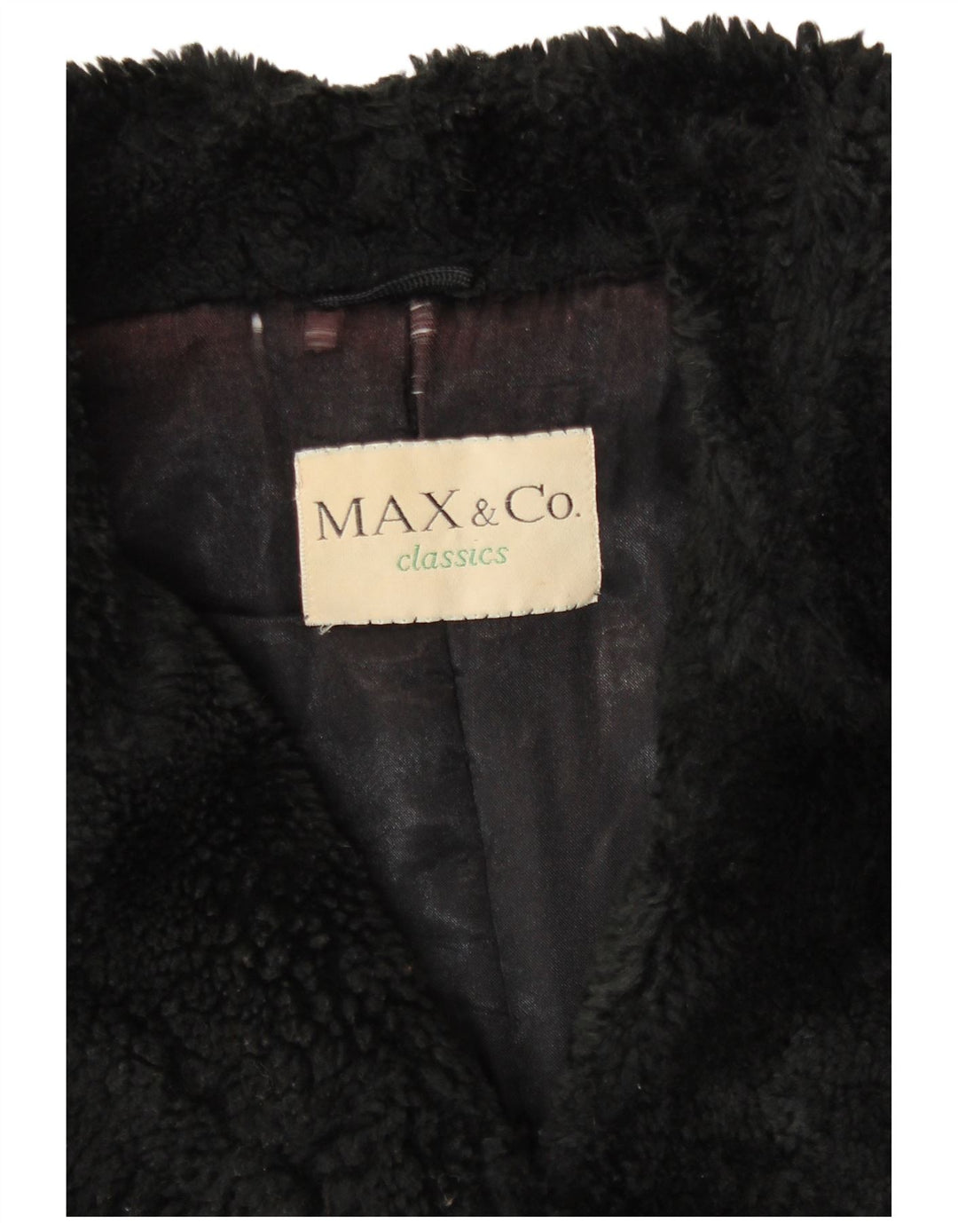 Max & Co. Windbreaker frakke til kvinder UK 12 Medium Sort