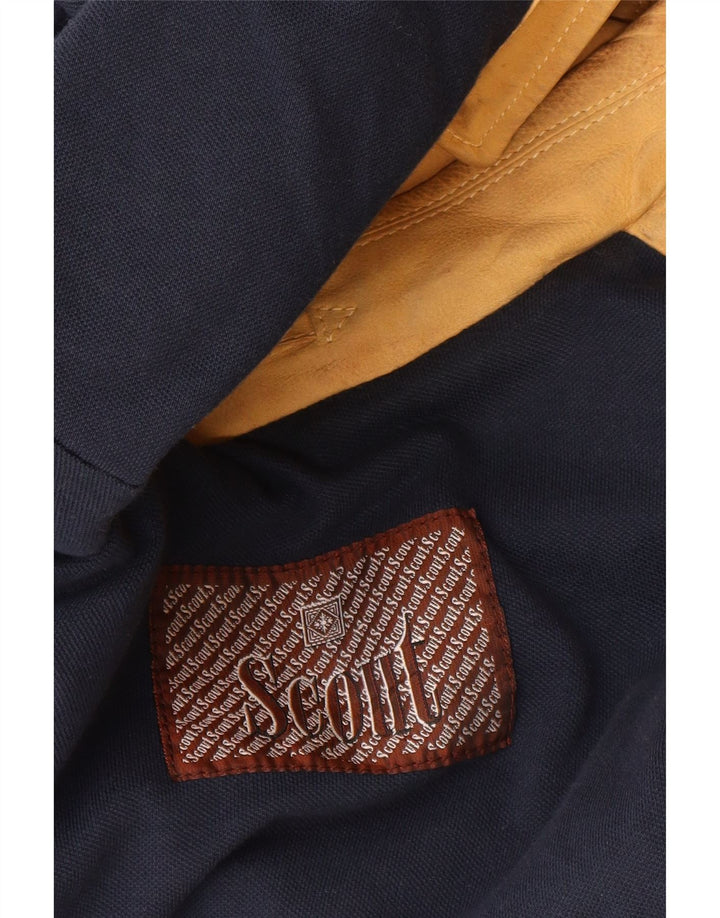 Scout Herre Læderjakke UK 42 XL Gul