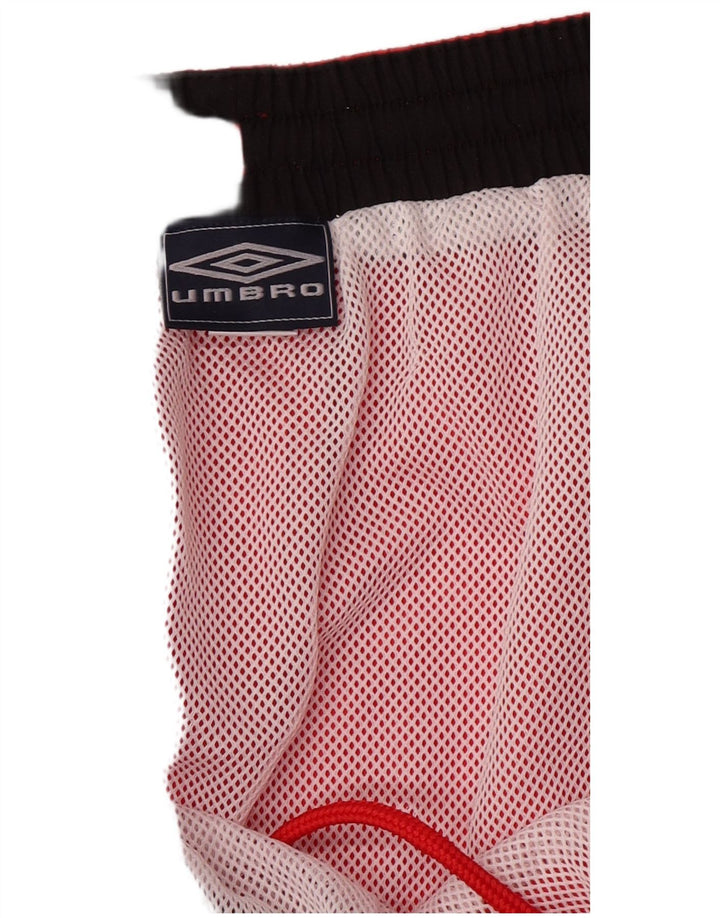 Umbro Herre grafiske sportsshorts 2XL Rød Polyester