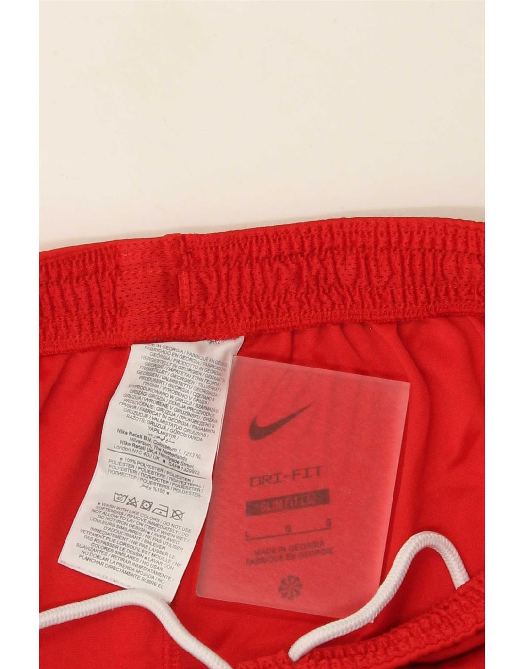 Nike Herre Dri Fit Slim Sportshorts Store Røde Polyester