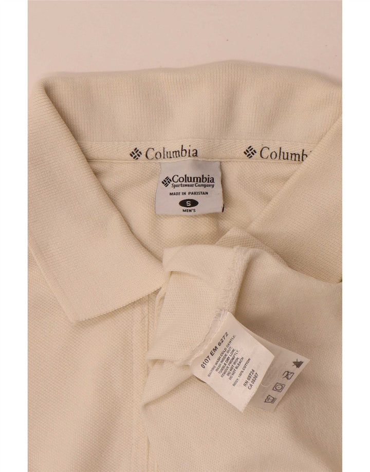 Columbia herre poloshirt lille råhvid bomuld