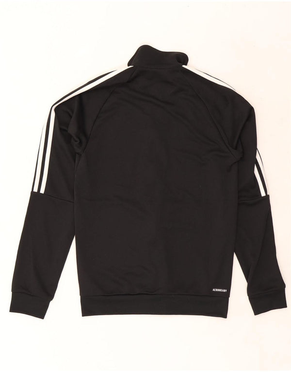 Adidas Aeroready træningsdragt topjakke til mænd UK 32/34 XS Sort polyester