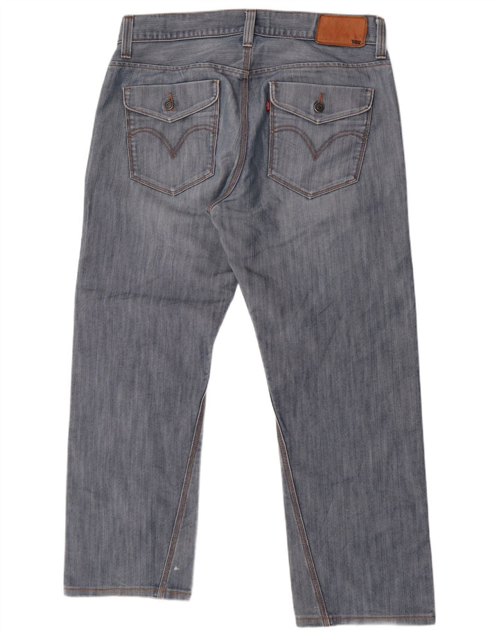 Levi's Herre 514 Slim Straight Jeans W36 L29 Blå Bomuld