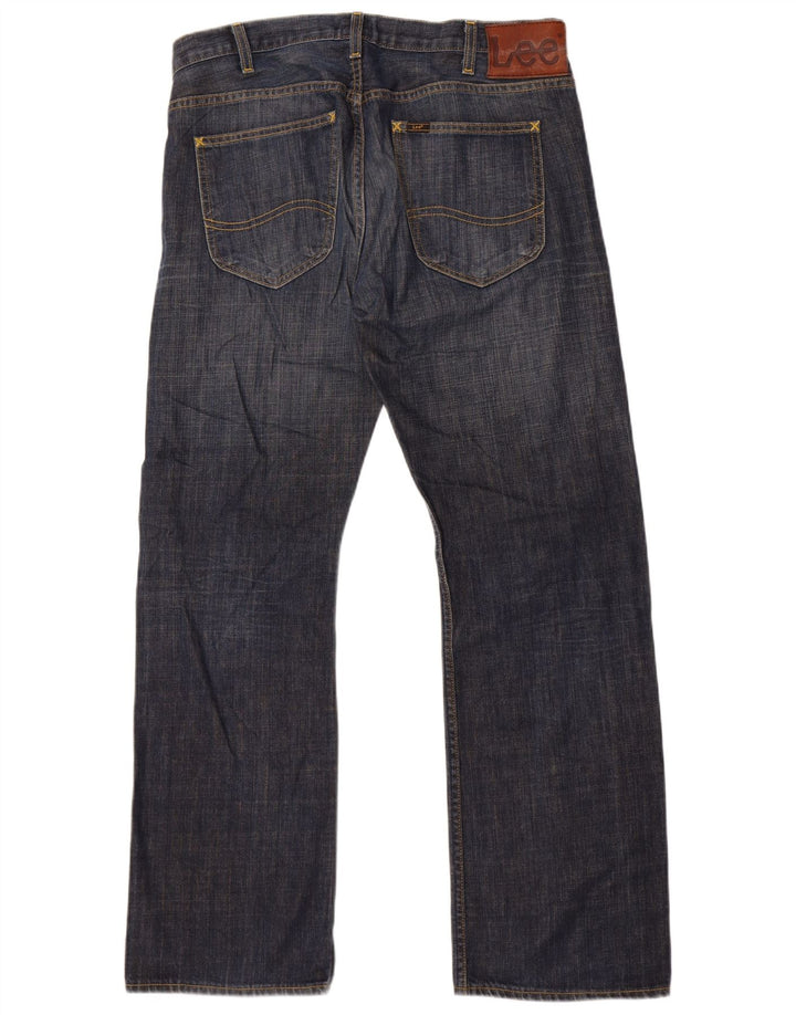 Lee Herre Flint Bootcut Jeans W34 L32 Blå Bomuld
