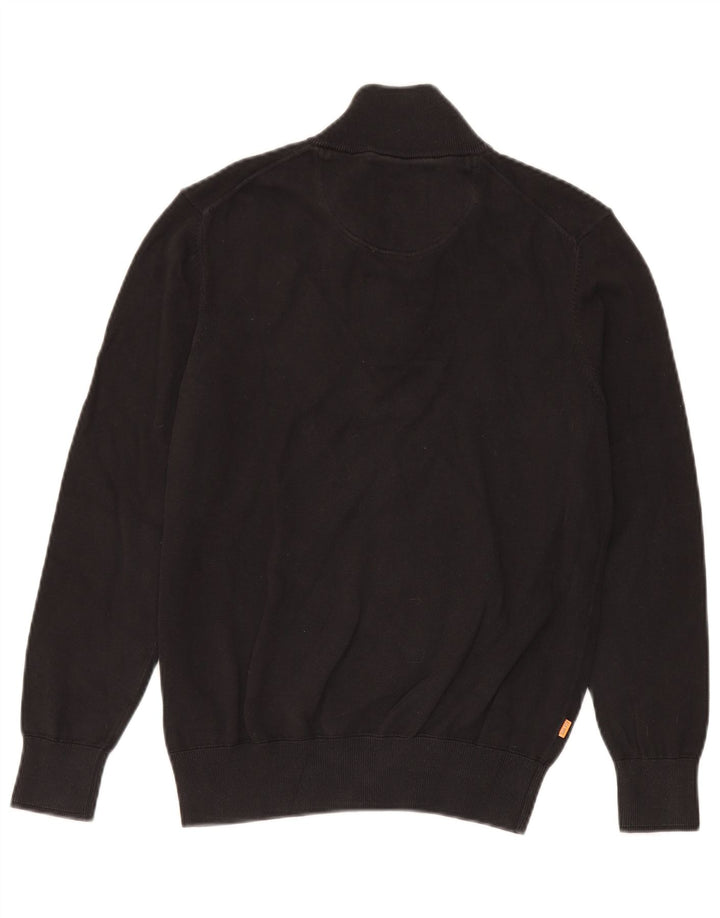 Timberland Herre lynlås-hals sweater lille sort bomuld