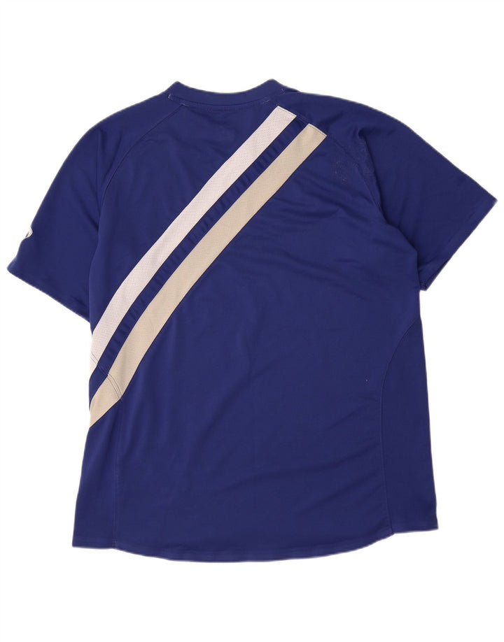 Nike T-shirt top til mænd, stor blå farveblok
