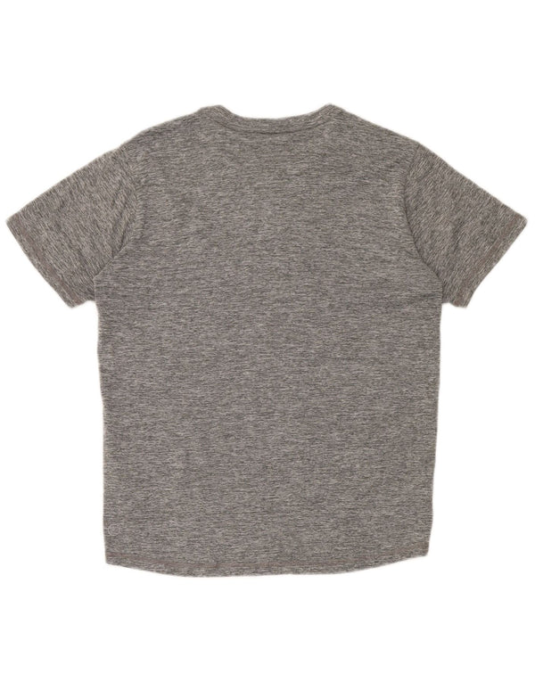 Puma Mens T-Shirt Top Small Grey Flecked Polyester