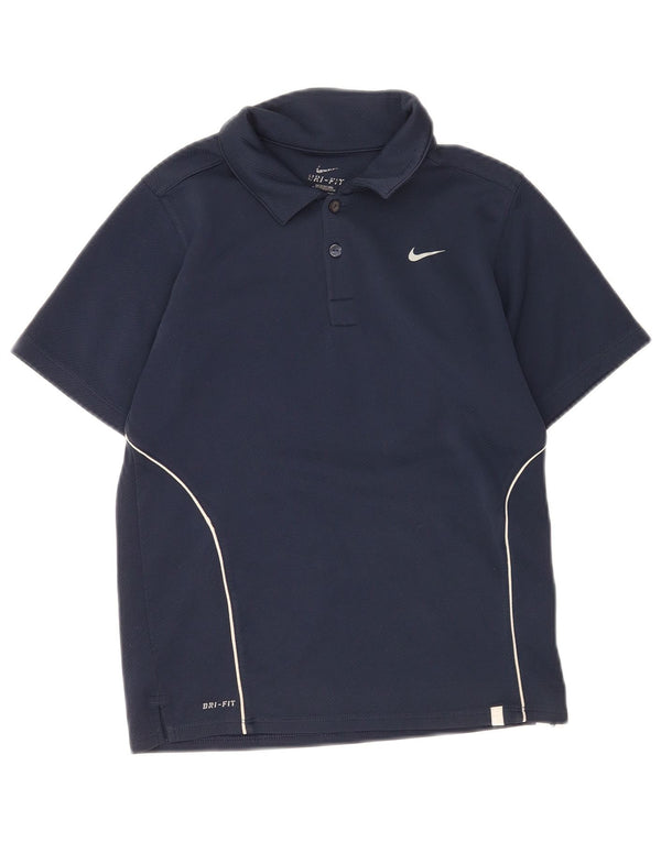 Nike Boys Dri Fit Polo Shirt 10-11 år Medium Navy Blue