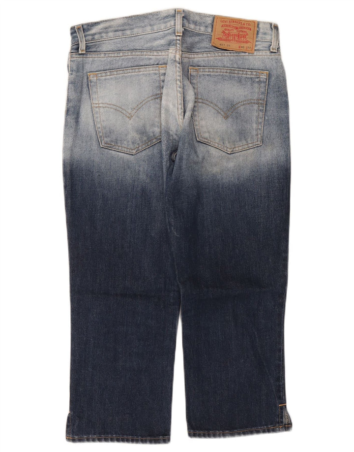 Levi's Dame Capri Jeans W30 L22 Blå Bomuld
