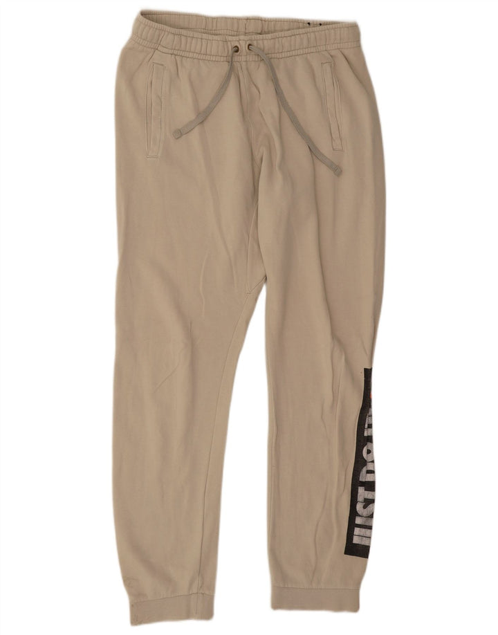 Nike Herre grafisk træningsdragt Bukser Joggers Stor Beige Bomuld