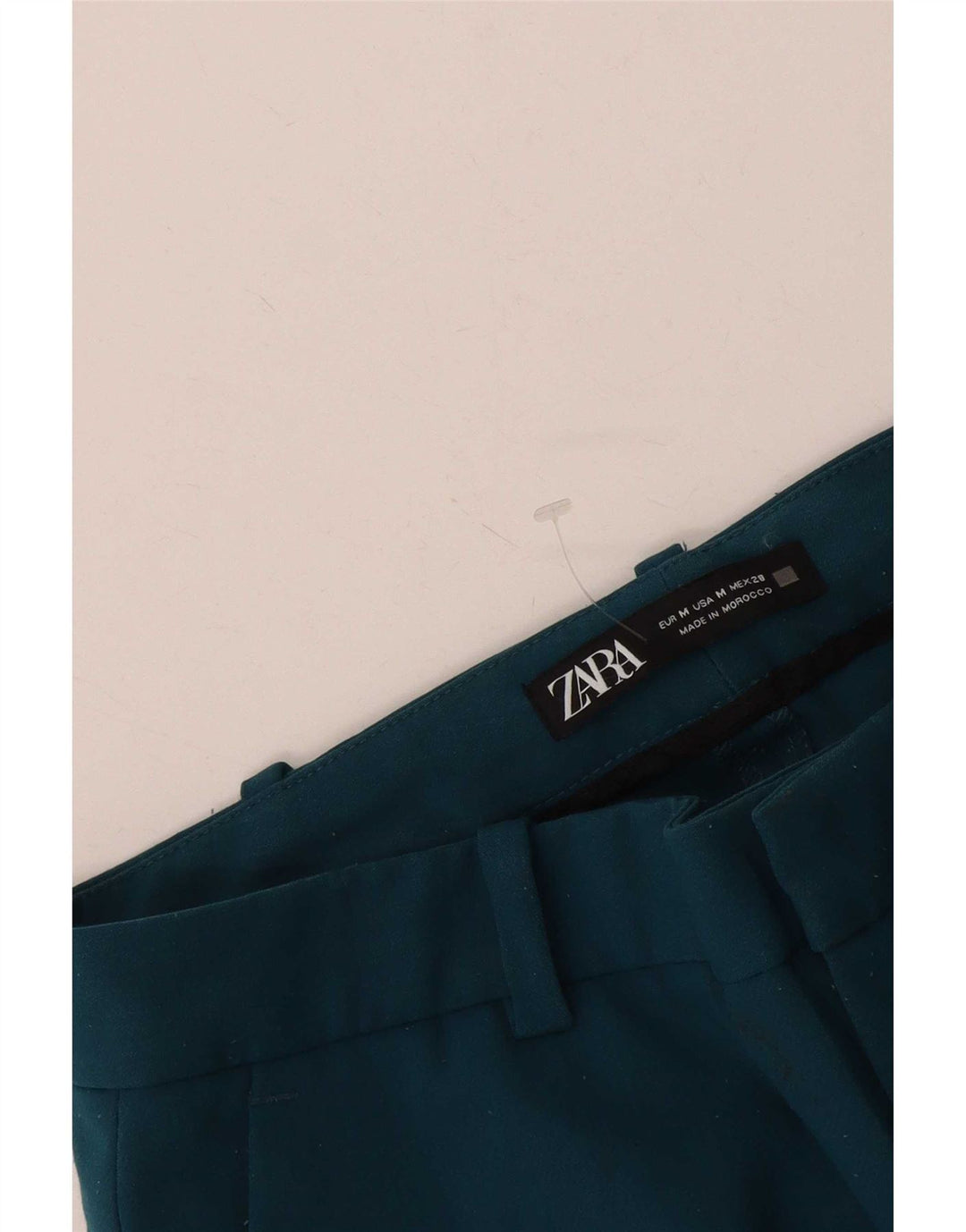 Zara Dame Bootcut Chino Bukser Medium W28 L30 Blå