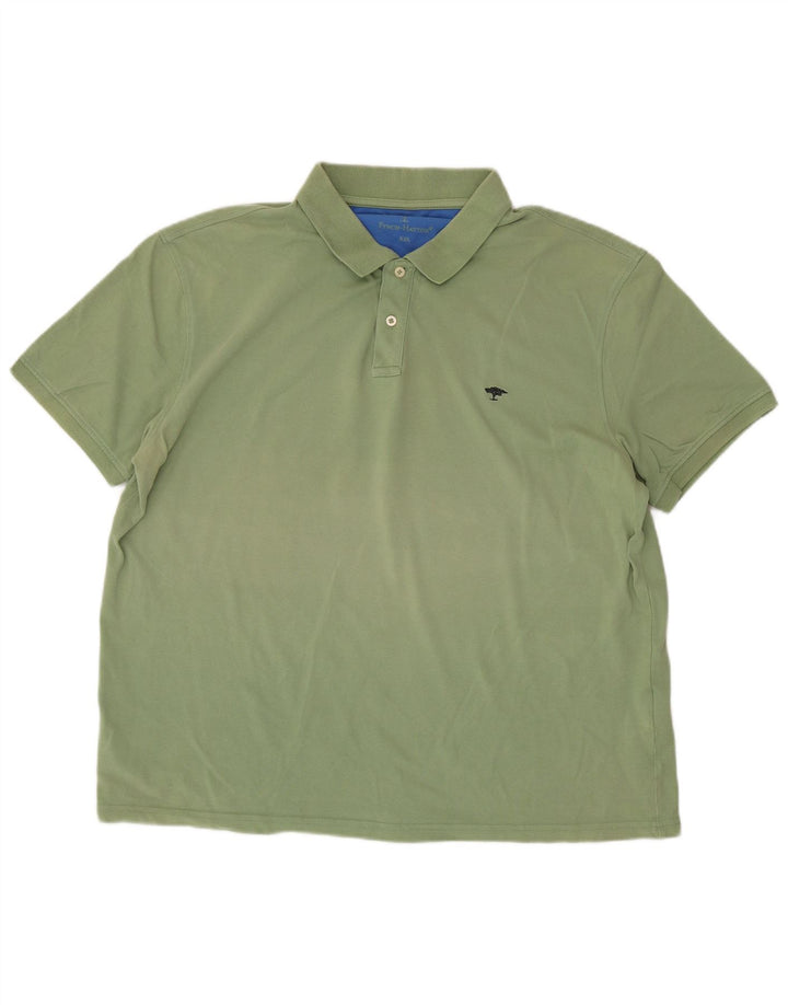 Fynch Hatton Herre Polo Shirt 2XL Grøn Bomuld