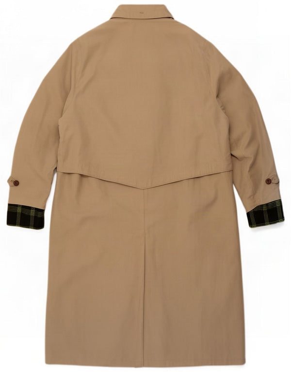 London Fog Dame Overfrakke UK 16 Large Beige Polyester