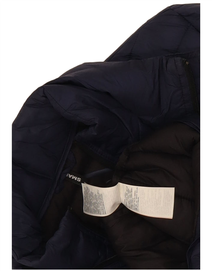 Superdry Polstret herrejakke UK 36 Lille marineblå nylon