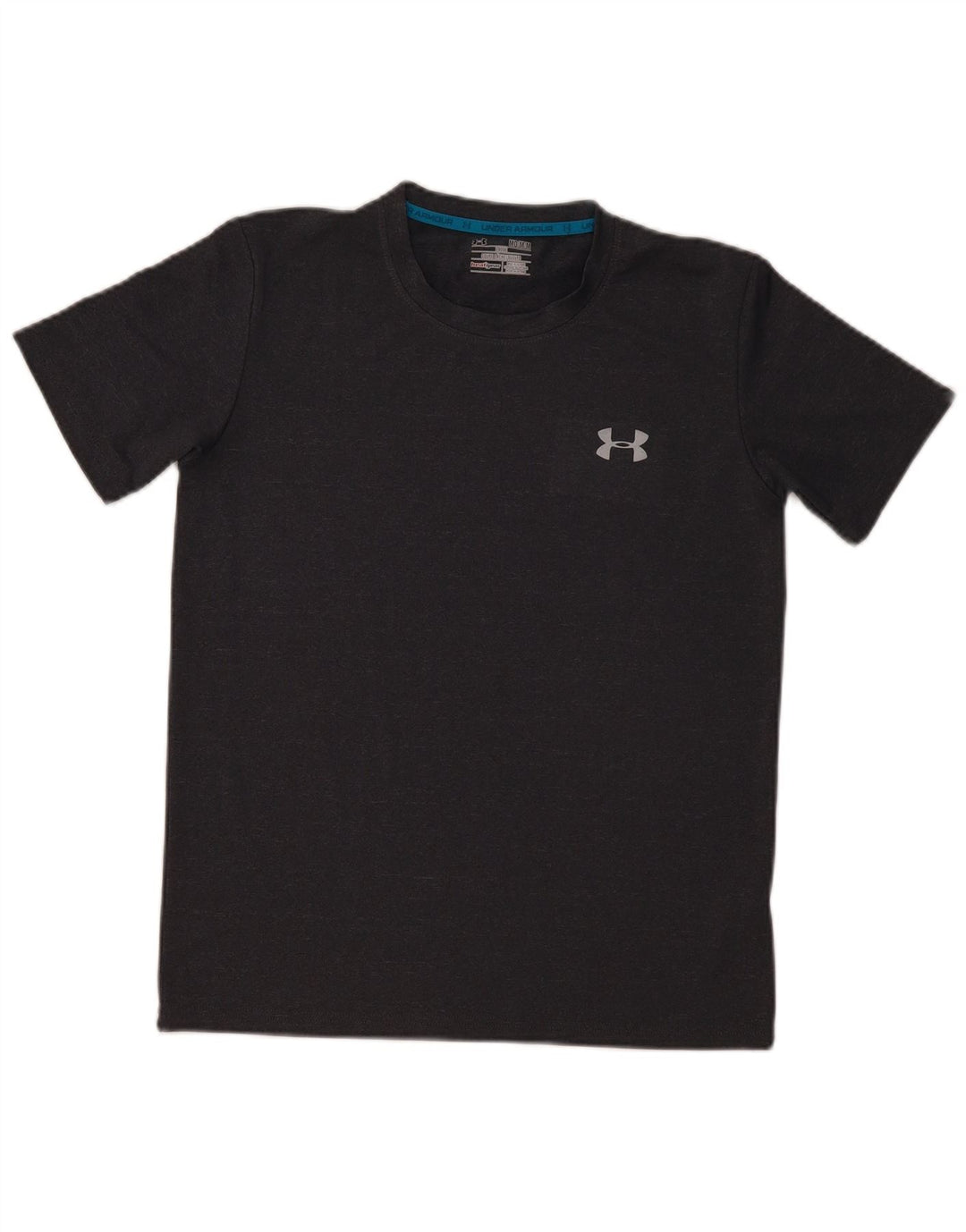 UNDER ARMOUR Herre Heat Gear T-Shirt Top Medium Grå Polyester