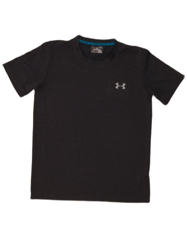 UNDER ARMOUR Herre Heat Gear T-Shirt Top Medium Grå Polyester