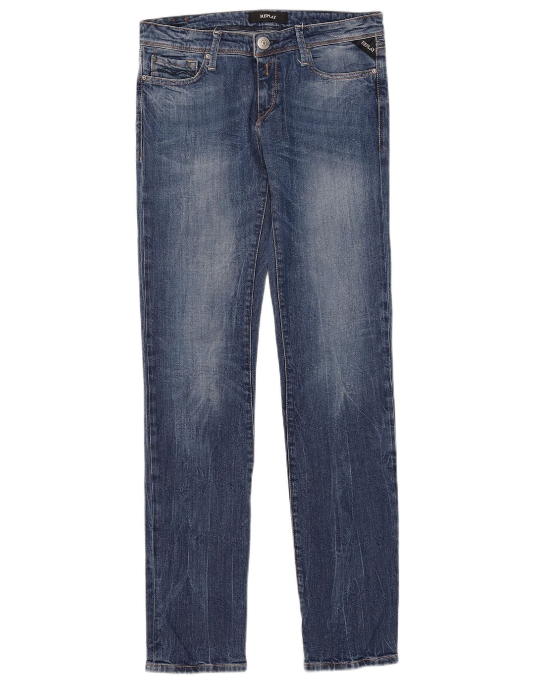 Replay Dame Skinny Jeans W29 L31 Blå