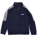 ADIDAS drenge Climalite træningsdragt topjakke 7-8 år marineblå polyester