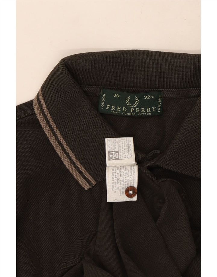 Fred Perry Langærmet herre poloskjorte lille grå bomuld