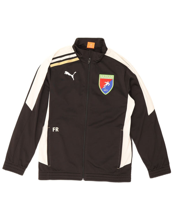 Puma Boys Grafisk træningsdragt Topjakke 13-14 år Sort Colourblock