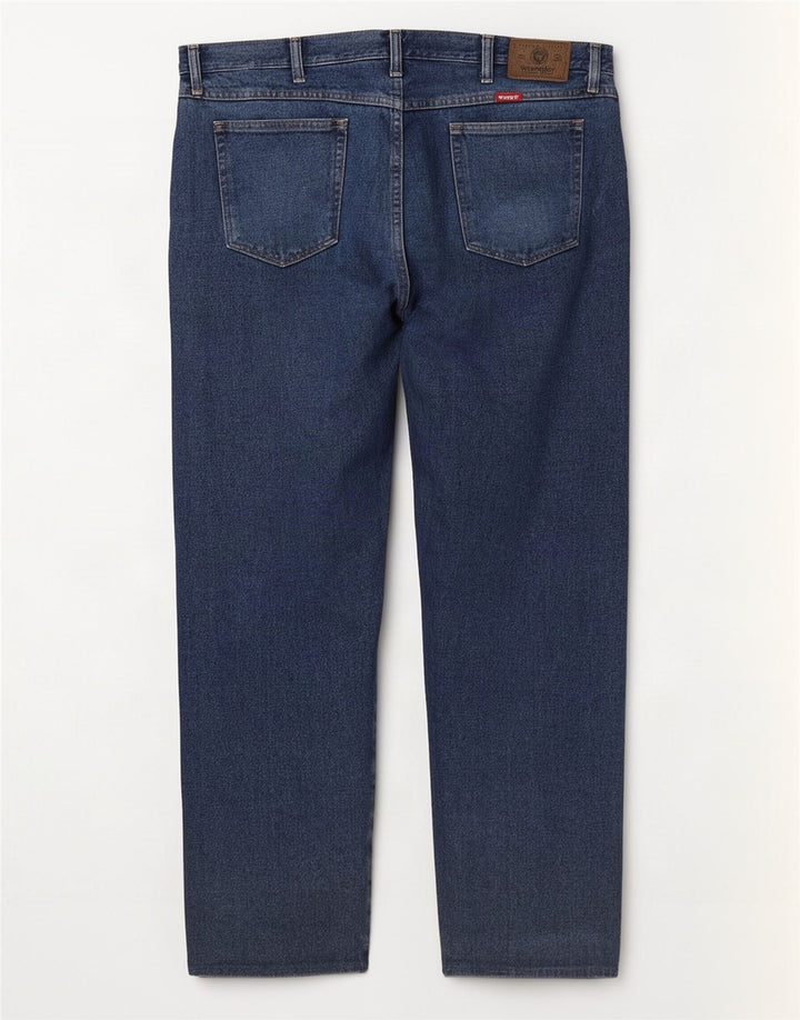 Wrangler Straight Jeans til mænd W40 L30 blå bomuld