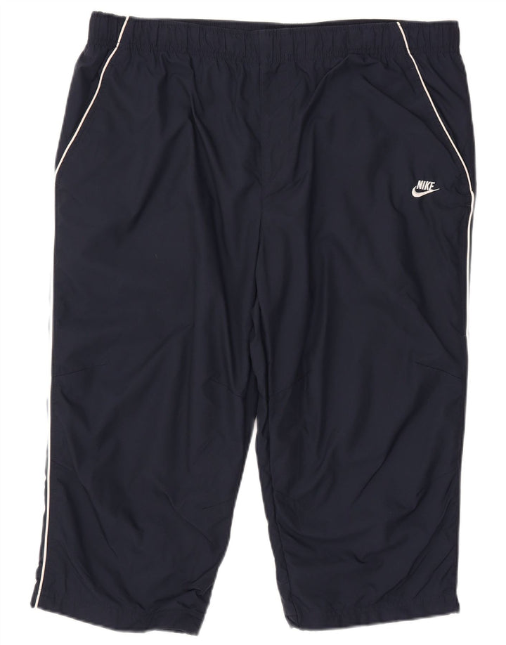 Nike Herre Capri træningsdragt bukser XL marineblå nylon