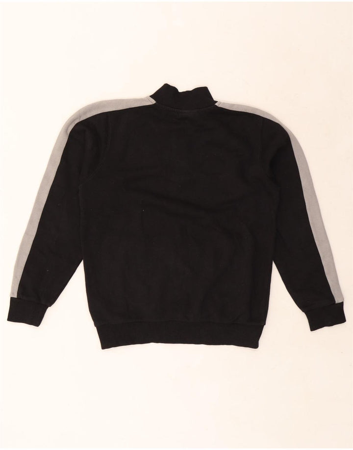 Ellesse Boys Sweatshirt med lynlås 12-13 år Sort Colourblock