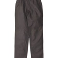 VINTAGE Womens Tapered Leather Trousers IT 44 Medium W28 L33 Grey