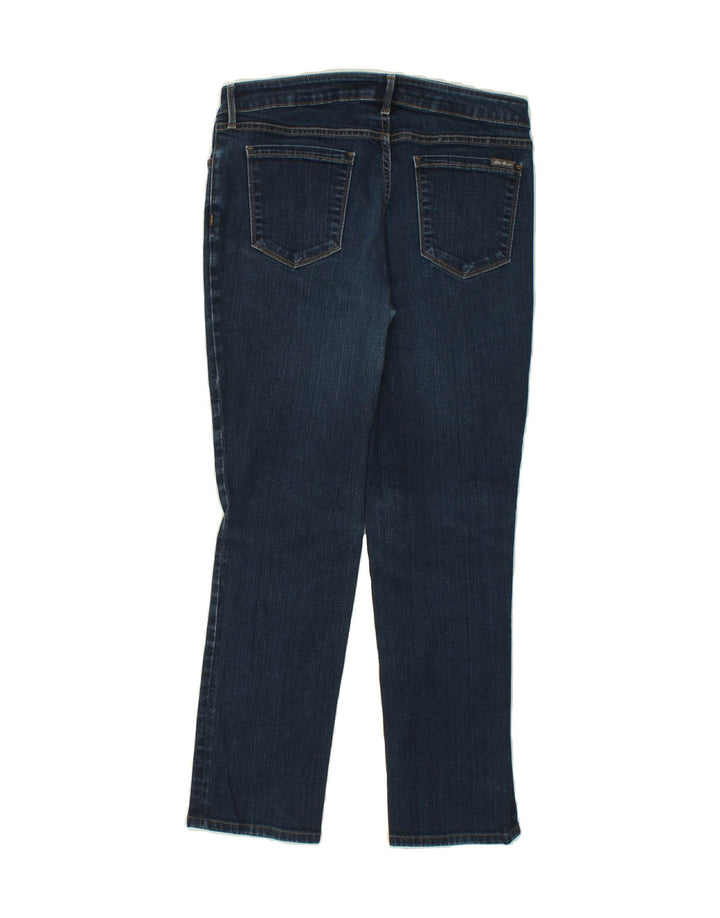 EDDIE BAUER Womens Slightly Curvy Straight Jeans US 10 Large W32 L28 Blue Vintage Eddie Bauer and Second-Hand Eddie Bauer from Messina Hembry 