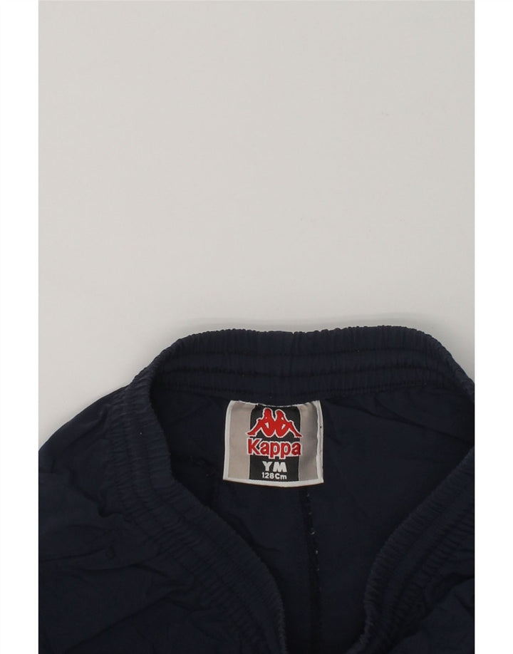KAPPA Boys Sport Shorts 7-8 Years Navy Blue Nylon | Vintage Kappa | Thrift | Second-Hand Kappa | Used Clothing | Messina Hembry 
