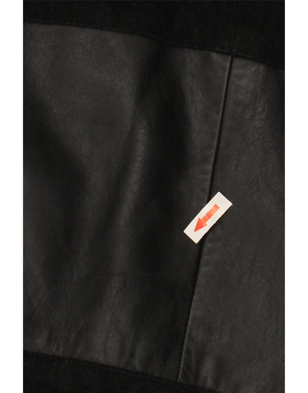 VINTAGE Dame ruskindsjakke IT 48 XL Sort