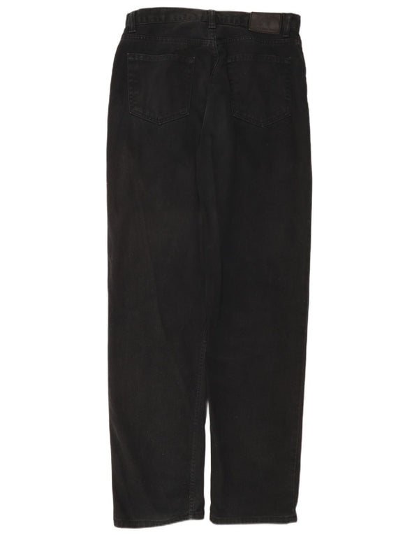 CALVIN KLEIN Herre Easy Fit Straight Jeans W32 L32 Sort Bomuld